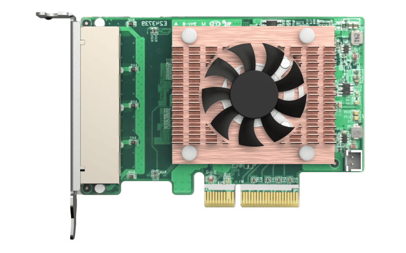 QNAP QXG-2G4T-I225. Intern. Tehnologia de conectare: Prin cablu, Interfaţă gazdă: PCI Express