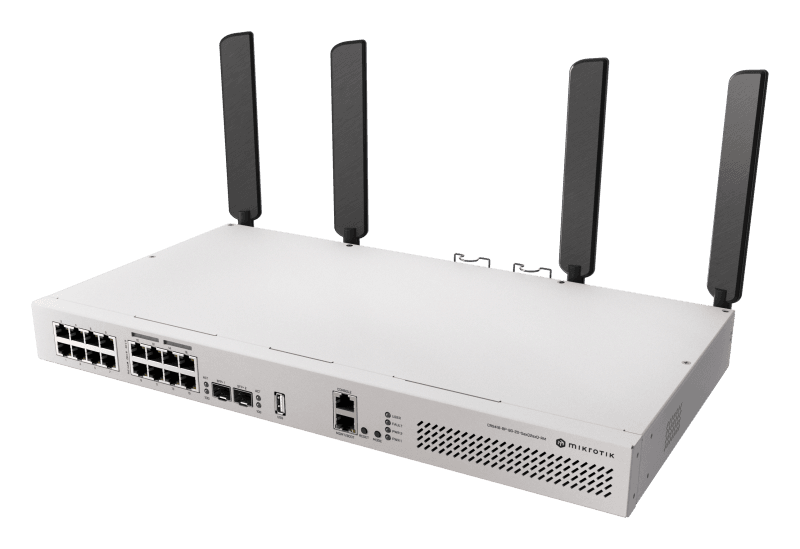 Mikrotik CRS418-8P-8G-2S+5axQ2axQ-RM. Switch layer: L2/L3. Basic switching RJ-45 Ethernet ports type: Gigabit Ethernet