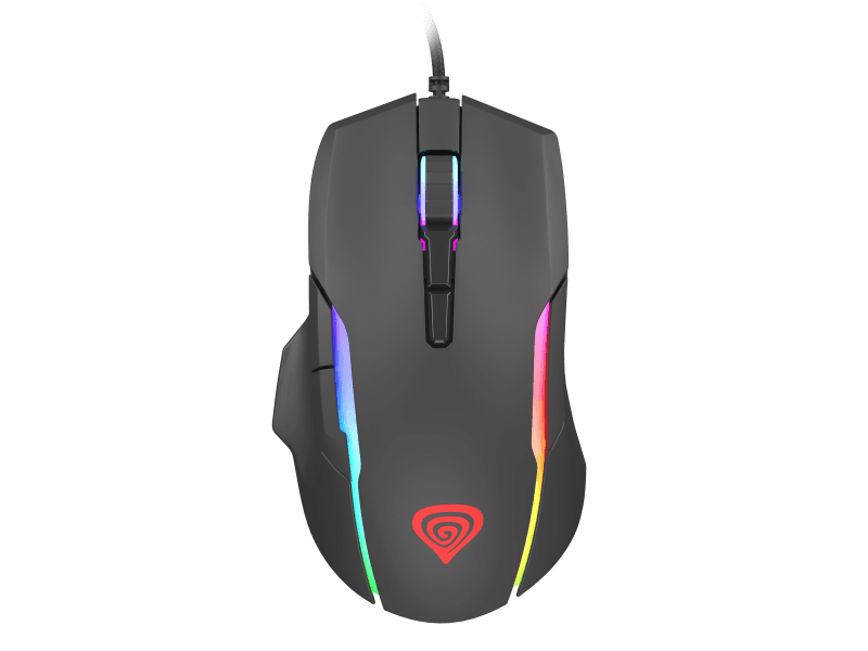 Mouse Gaming GENESIS Xenon 220 G2, 12800 DPI, negru