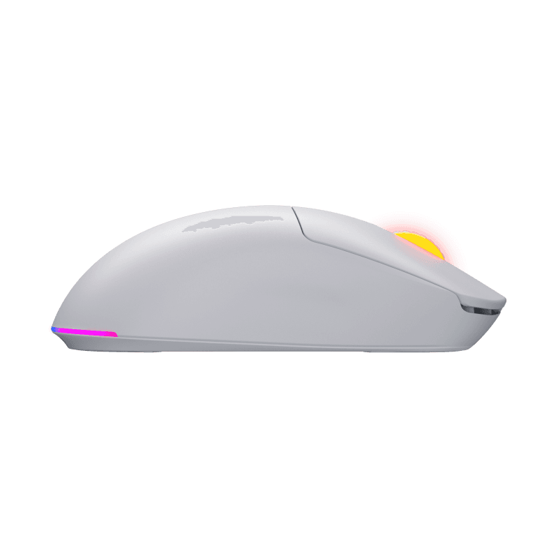 Mouse Gaming Wireless Hator Quasar 3 Wireless, 12000 dpi, Alb