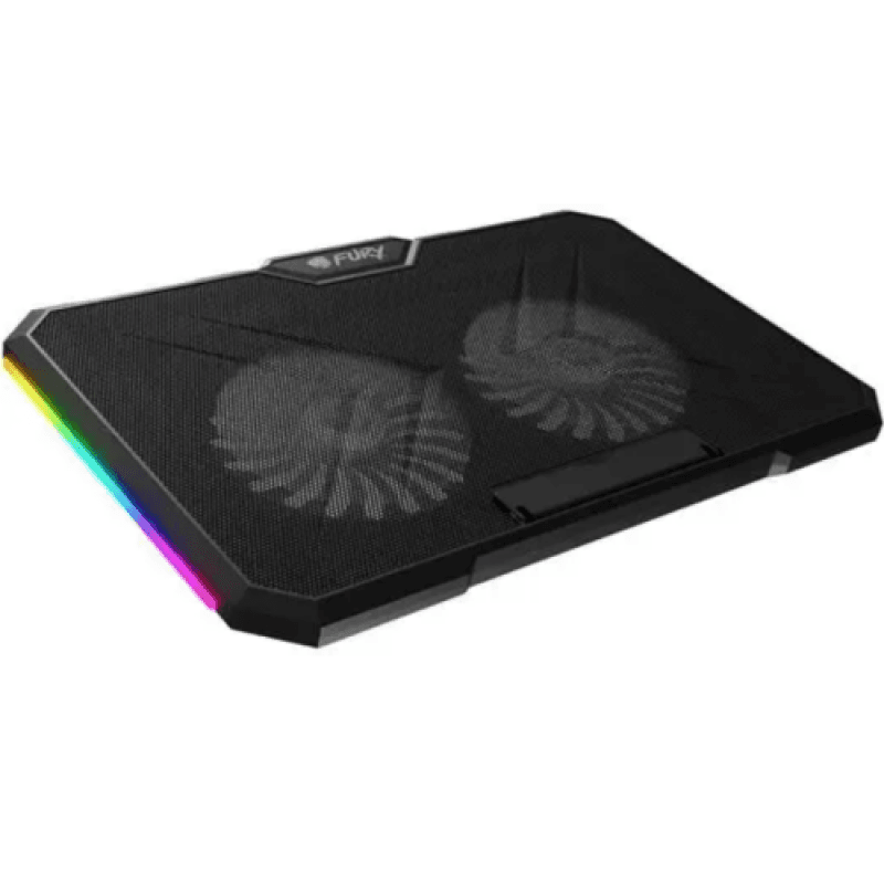 Cooler laptop Fury Gunbai G3, diagonala maxima laptop 17.3", 2 ventilatoare de 120 mm, viteza rotatie 760 - 880 RPM
