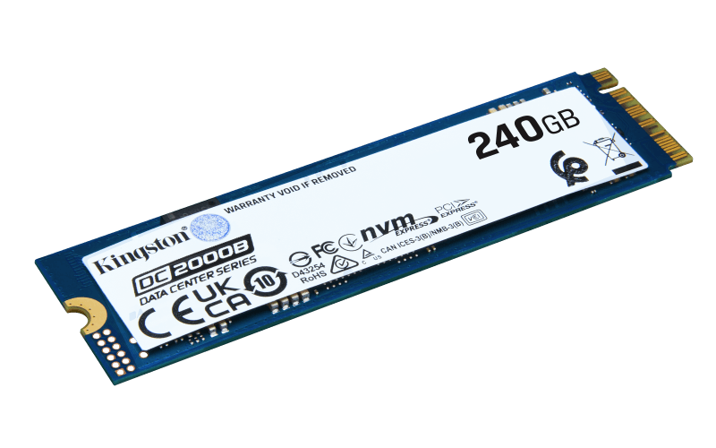 SSD intern Kingston DC2000B, 240 GB, PCI Express 4.0 x4, NVMe, M.2