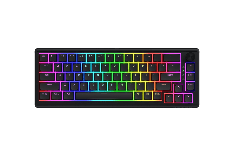 Tastatura Mecanica Gaming HATOR Skyfall 65, RGB, USB, Negru