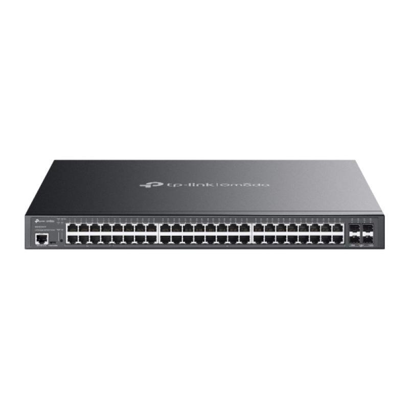 Omada 48-Port Gigabit and 4-Port 10GE SFP+ L2+ Managed Switch with 40- Port PoE+ & 8-Port PoE++ PORT: 40× Gigabit PoE+