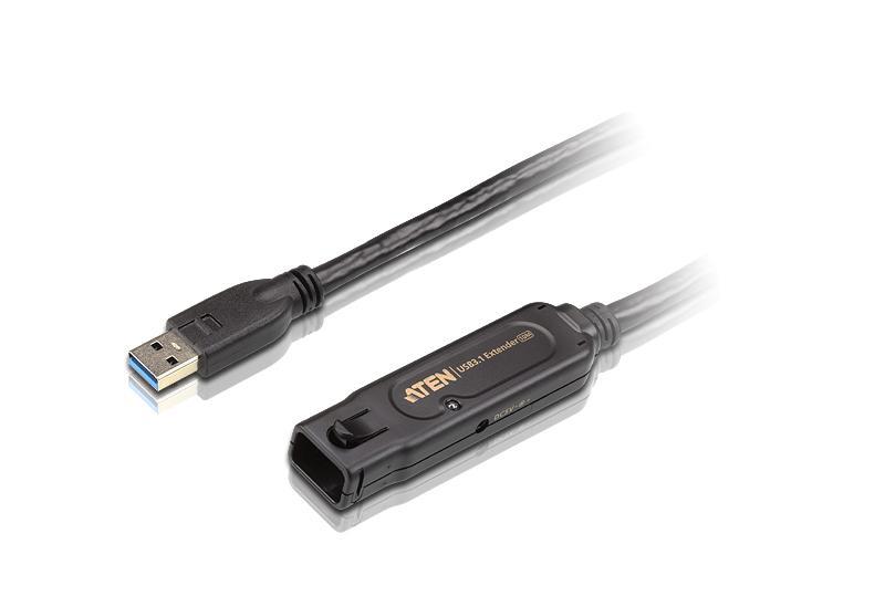 Extender ATEN UE3310-AT-G. Lungime cablu: 10 m. Conector 1: USB A, Conector 2: USB A