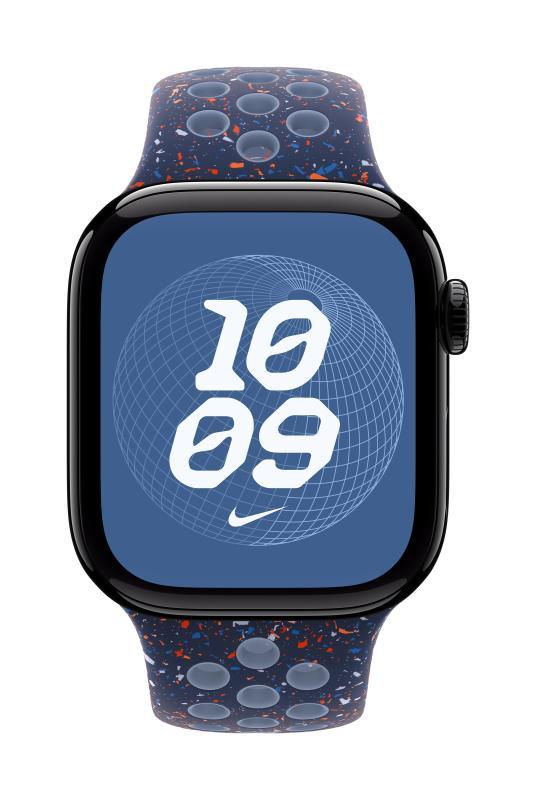 Curea pentru Apple Watch 42mm Blue Ribbon Nike Sport Band - M/L