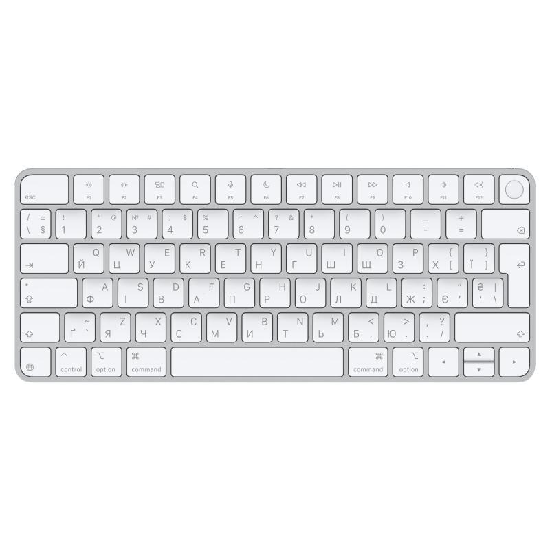Apple Magic Keyboard with Touch ID for Mac models with Apple silicon (USB–C) - Ukrainian