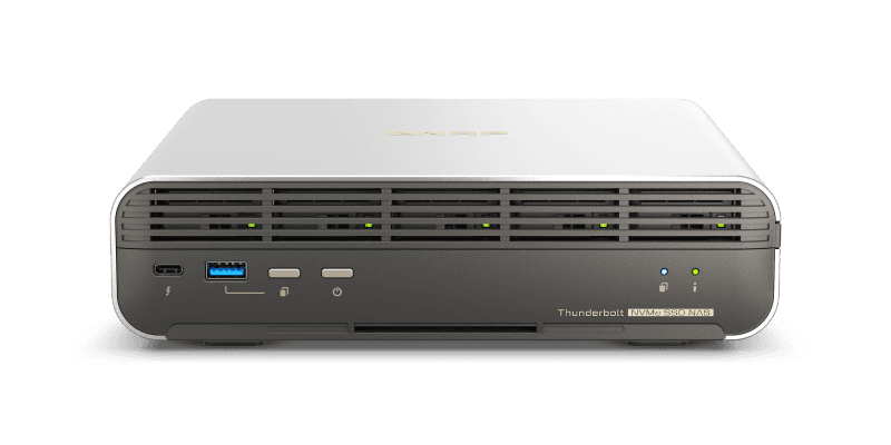 NAS QNAP h574TX 5-Bay, CPU Intel Core i5-1340PE 12C(4P+8E)/16T up to 4.50GHz, RAM onboard 16GB DDR4 (not expandable)