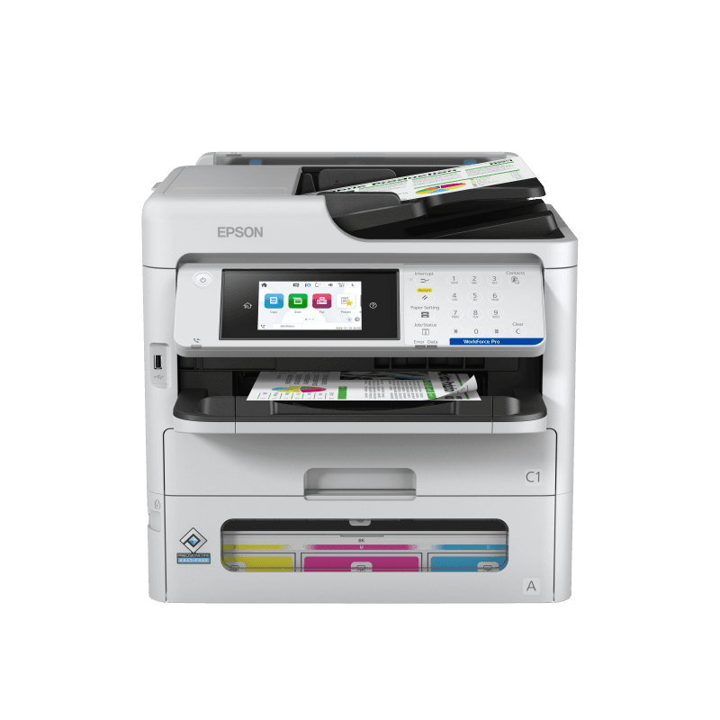 Imprimanta inkjet Epson WorkForce Pro EM-C800RDWF, A4 Color, format A4, USB + LAN + Wi-Fi