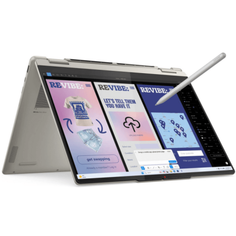 Laptop Consumer Lenovo Yoga 7 2-in-1 14ILL10, cu procesor Intel Core Ultra 7 256V, 14'' OLED, 16 GB LPDDR5x, 1 TB