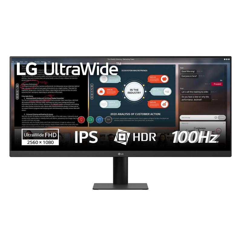 Monitor Consumer LG 29U511A-B, 29", 2560 x 1080 pixeli, Black, 2 ani Garantie