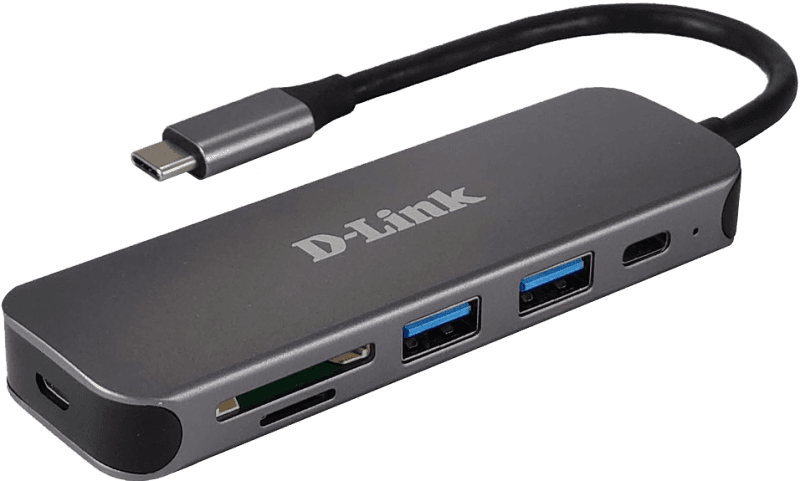 Docking station D-LINK DUB-2325, USB Type-C, Gri, 2 ani Garantie