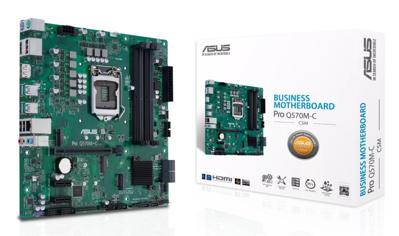 Placa de baza ASUS PRO Q570M-C/CSM, Socket 1200, DDR4, Micro-ATX