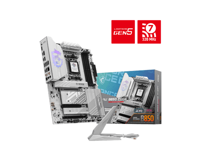 Placa de baza MSI MPG B850 EDGE TI WIFI, Socket AM5, DDR5, ATX