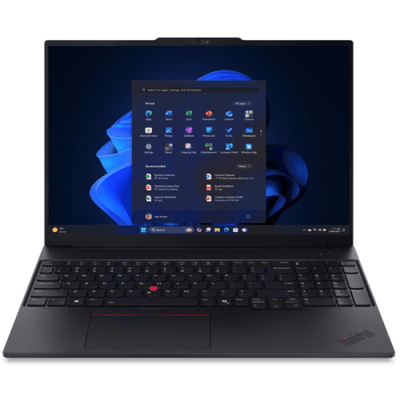Laptop Business Lenovo ThinkPad E16 Gen 3, cu procesor AMD Ryzen 7 250, 16'' IPS, 32 GB DDR5, 1 TB, AMD Radeon 780M
