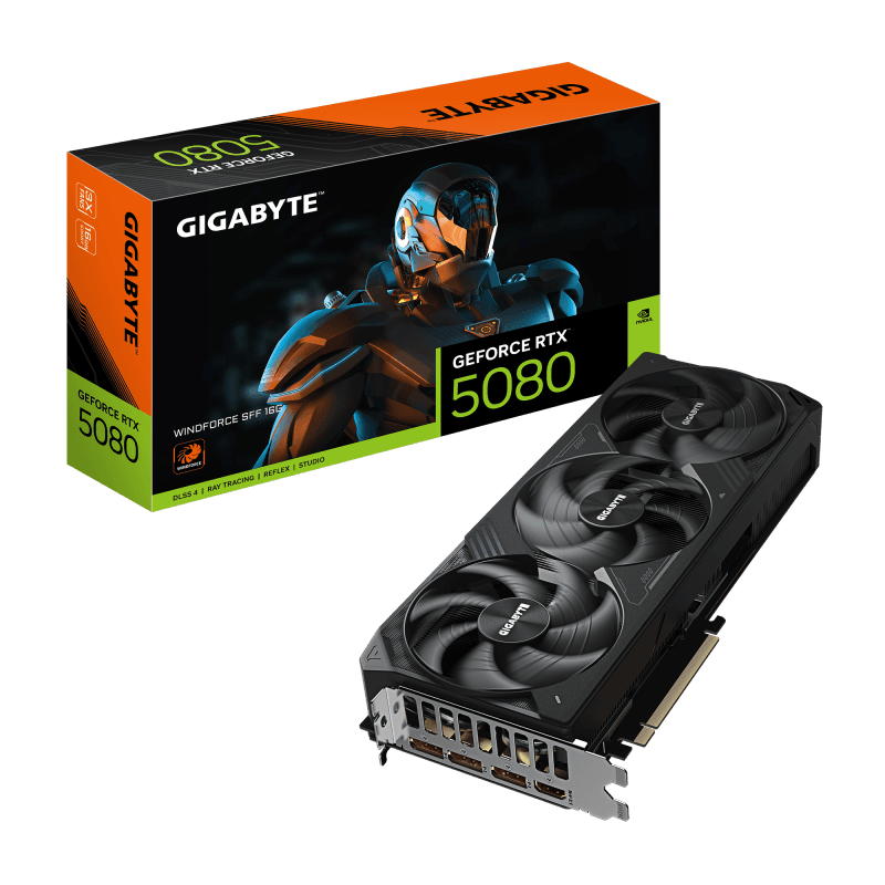 Placa video Gigabyte GeForce RTX 5080, 16GB GDDR7, PCI Express 5.0, 256-bit
