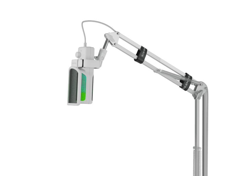 Microfon Genesis Radium 251, tip Condenser, USB, LED backlight