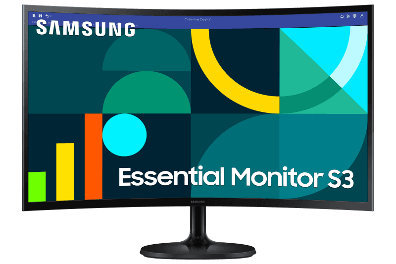 Monitor Samsung 27" LS27D360GAUXEN, Curvature: 1800R, Diagonal (inch): 27, Diagonal (cm): 68.58, Aspect ratio: 16:9