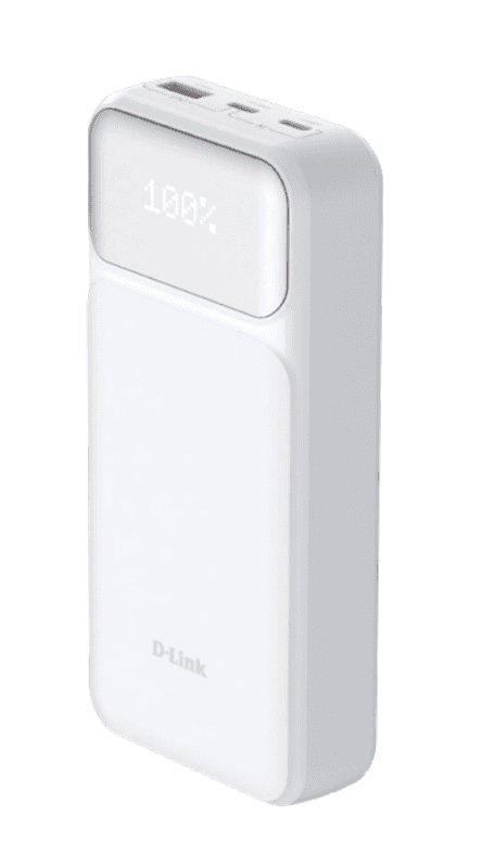D-Link DPP-201. Battery capacity: 20000 mAh. USB Type-A output ports: 1