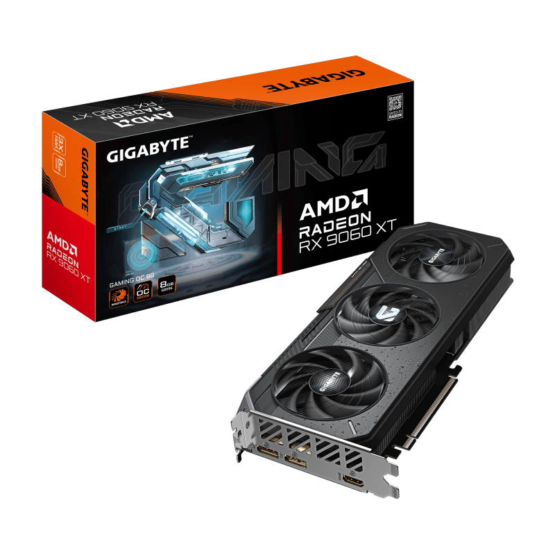 Placa video Gigabyte Radeon RX 9060 XT, 8GB GDDR6, PCI Express 5.0, 128-bit