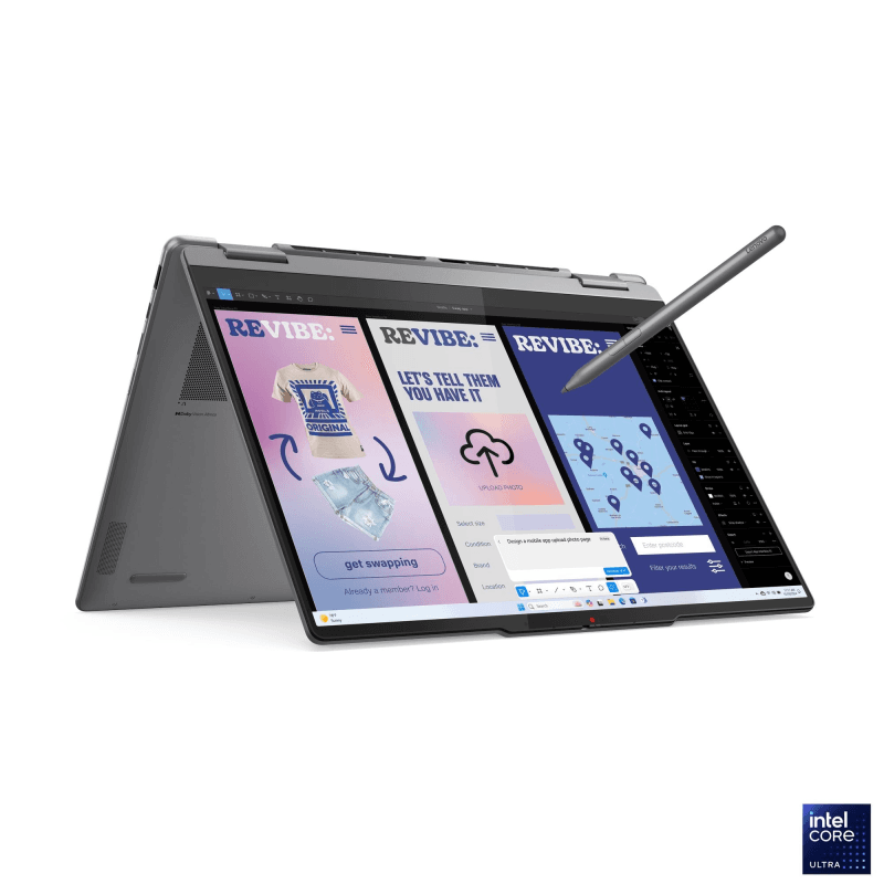 Laptop Consumer Lenovo Yoga 7 2-in-1 14ILL10, cu procesor Intel Core Ultra 5 226V, 14'' OLED, 16 GB LPDDR5x, 512 GB
