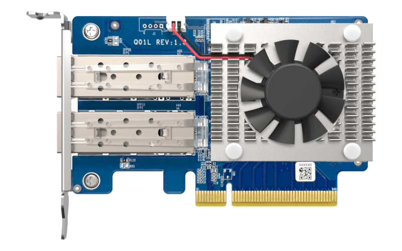 QNAP QXG EXPANSION CARD 10Gbps/1Gbps, QXG-10G2SF, PCIe Gen3 x8,