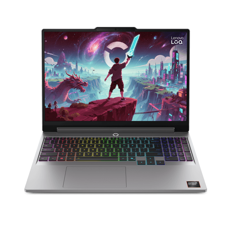 Laptop Gaming LENOVO LOQ 15AHP11, cu procesor AMD Ryzen 7 250, 15.3'' IPS, 16 GB DDR5, 512 GB SSD