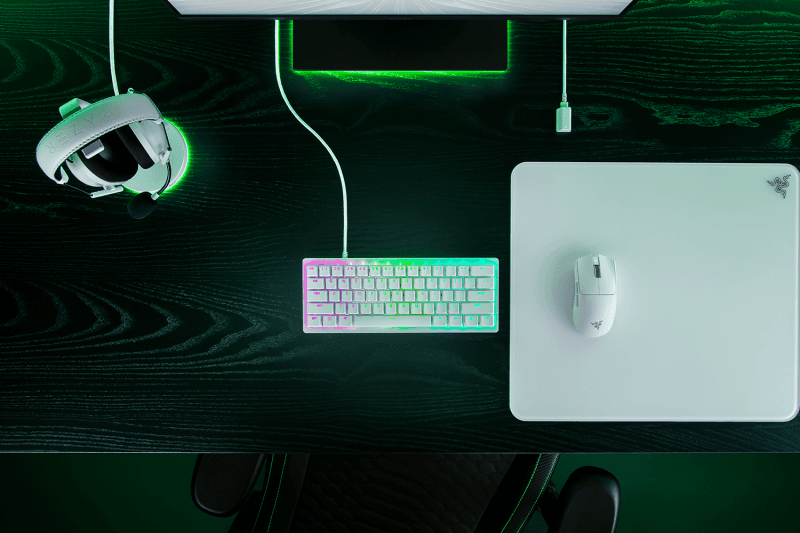 Tastatura Mecanica Gaming Razer Huntsman V3 Pro Tenkeyless, RGB, USB, Alb