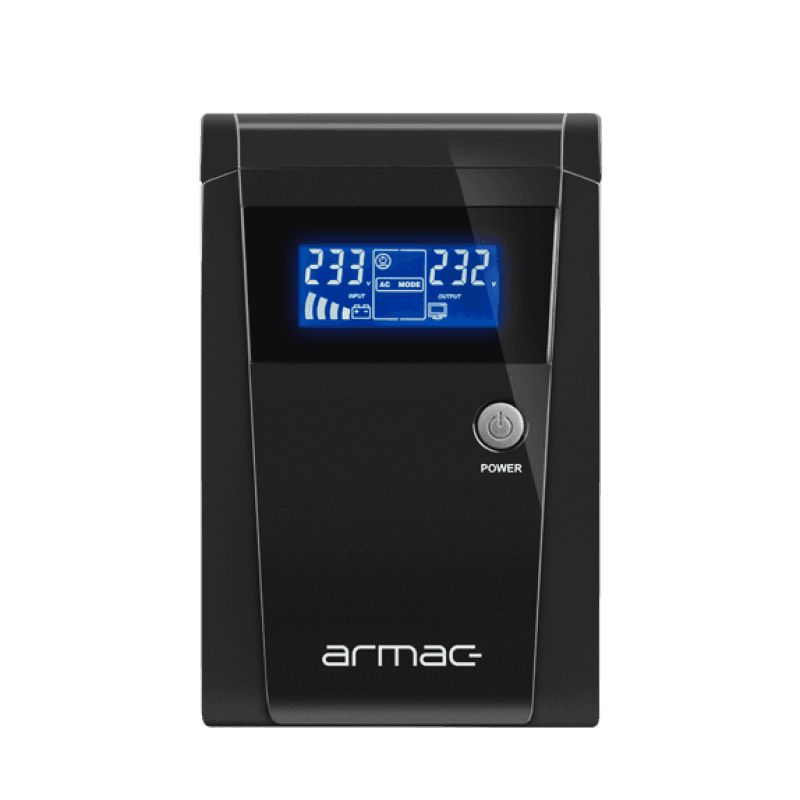 UPS ARMAC OFFICE O/1500F/LCD LINE-INTERACTIVE 1500VA 3X SCHUKO OUTLETS USB-B LCD METAL CASE
