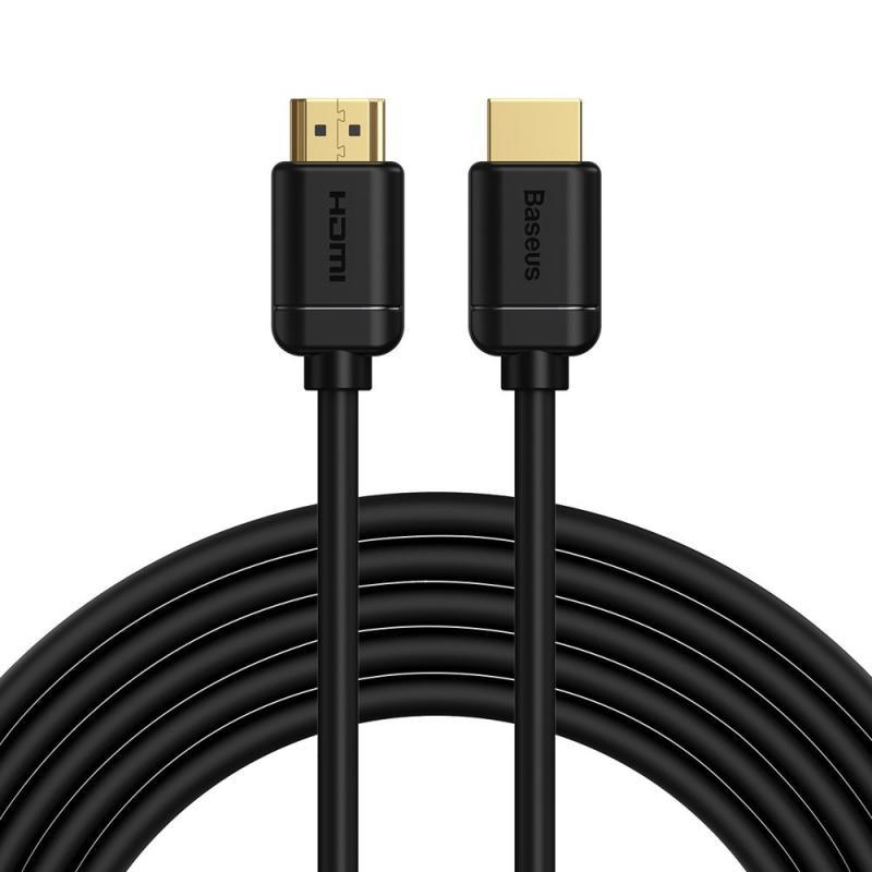 Cablu Baseus HD Series, HDMI-HDMI, rezolutie 4K UHD (3840 x 2160) la 60 Hz, lungime 2m, negru