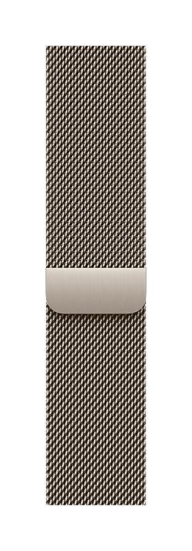 Curea pentru Apple Watch 49mm Natural Titanium Milanese Loop - Large