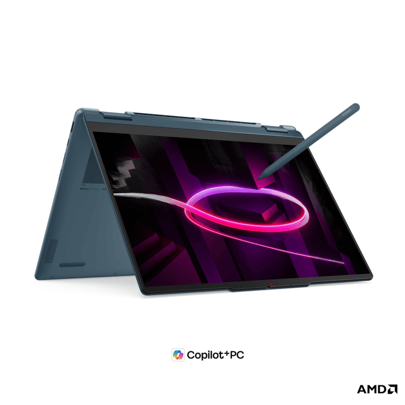 Laptop Consumer Lenovo Yoga 7 2-in-1 14AGP11, cu procesor Ryzen AI 7 445, 14'' OLED, 24 GB LPDDR5x, 1 TB