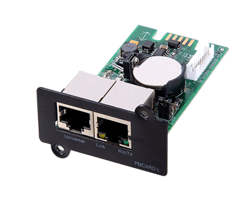 CARD SNMP UPS NJOY ACUP-SN000MP-CG01B  Caracteristici:  Network: RJ45 10/100BaseT  Protocoale: HTTP/HTTPs, TCP/IP