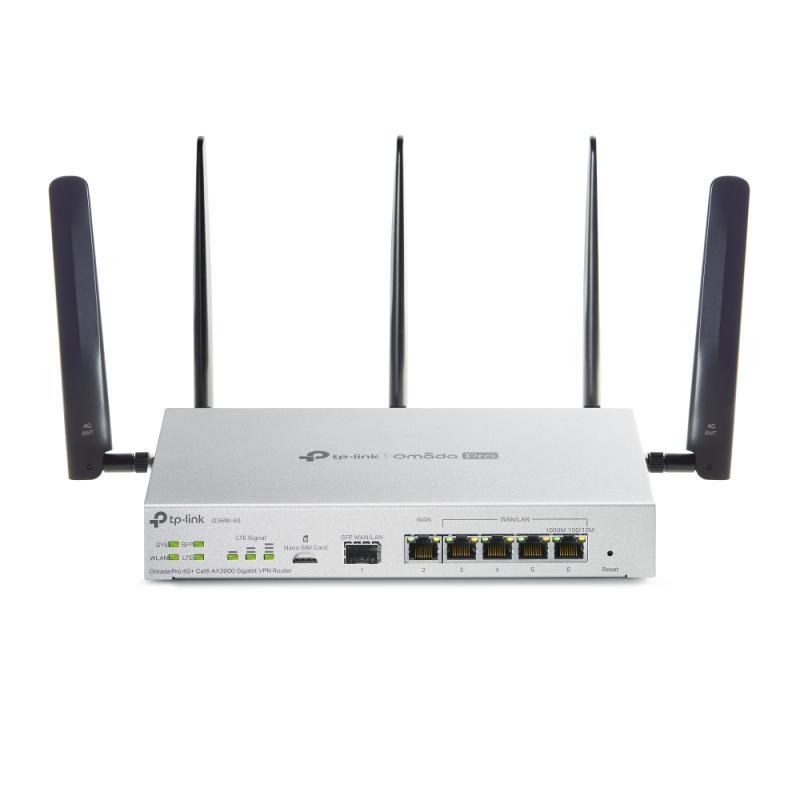 Omada Pro 4G+ Cat6 AX3000 Gigabit VPN Router