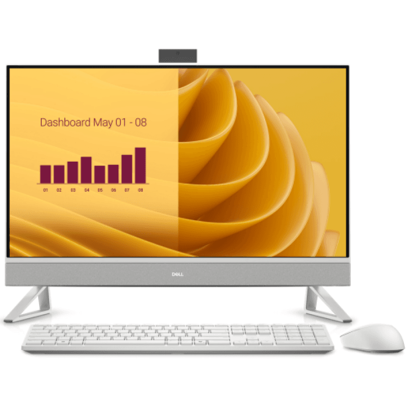 All-in-One Consumer Dell EC27250 cu procesor Intel Core 7 150U pana la 4.9 GHz, 27 inch, FHD, 16 GB, Intel Graphics