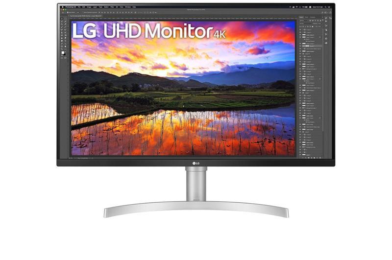 Monitor Consumer LG 32UN650K-W, 31.5", 3840 x 2160 pixeli, White, 2 ani Garantie
