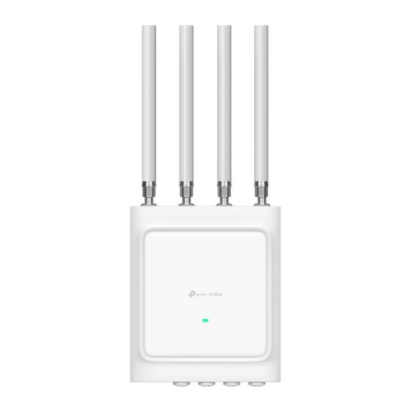 Omada  AX3600  Indoor/Outdoor Dual-Band Wi-Fi 6 Access Point PORT: 1×2.5G RJ45 Port +  1×Gigabit RJ45 Port（Support  Poe