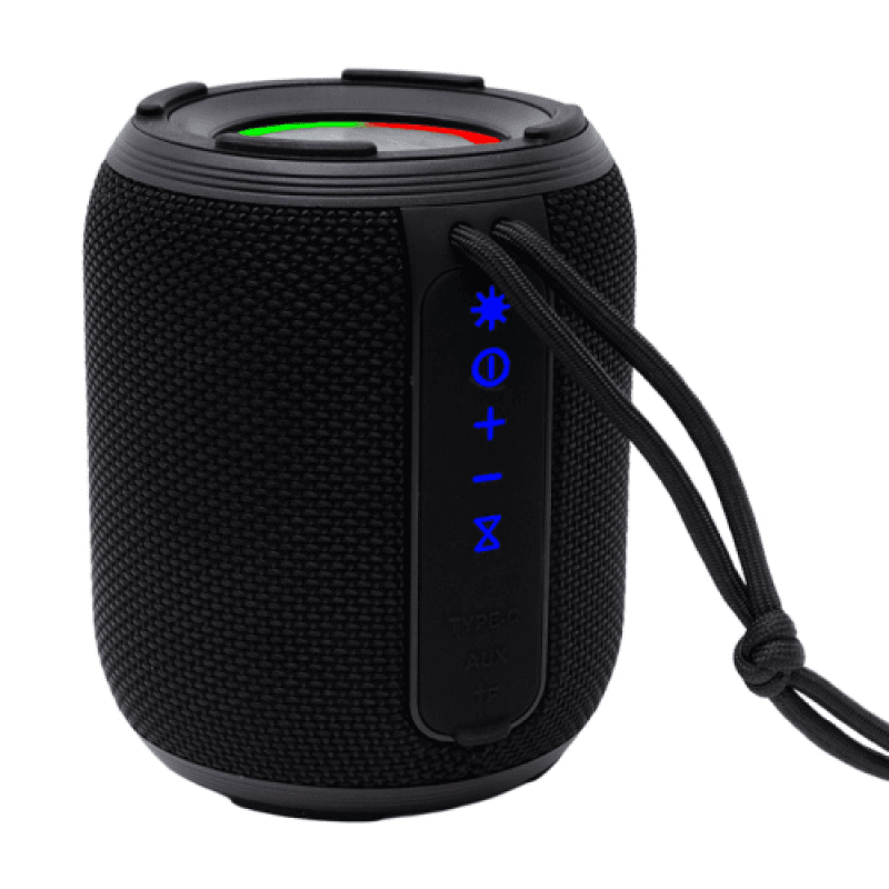 Boxa Spacer portabila bluetooth, YOUPI-BK, RMS: 6W, RGB, acumulator 1800mAh, timp de functionare pana la 5 ore