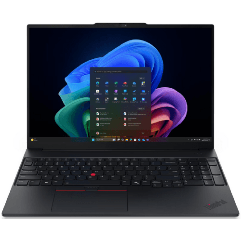 Laptop Business Lenovo ThinkPad E16 Gen 4, cu procesor Intel Core Ultra 7 355, 16'' IPS, 32 GB DDR5, 1 TB