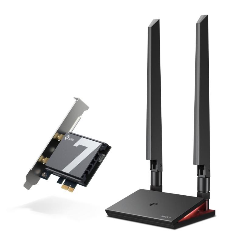 Adaptor wireless TP-Link Archer BE9300, WIFI 7, Mesh, Tri-Band