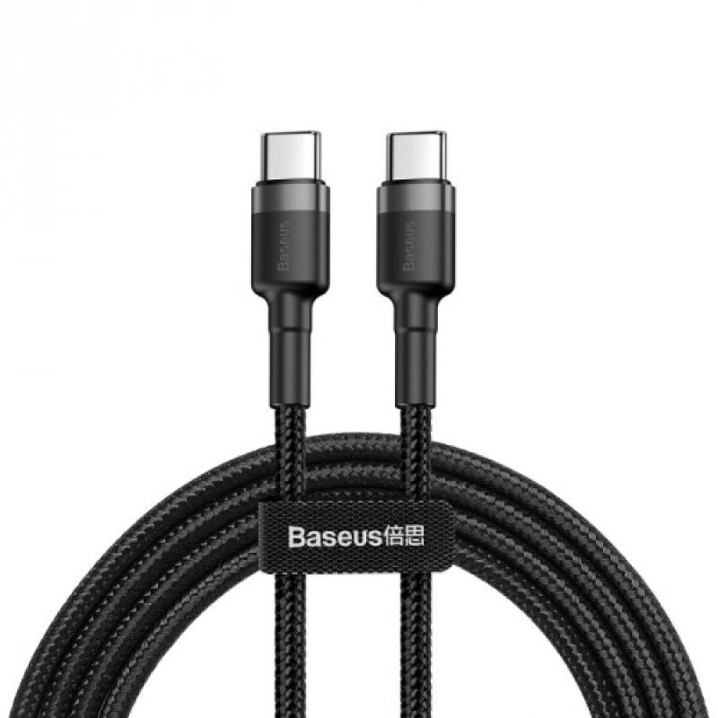 Cablu alimentare si date Baseus Cafule, Fast Charging Data Cable pt. smartphone, USB Type-C la USB Type-C 3A / 60W, 1m