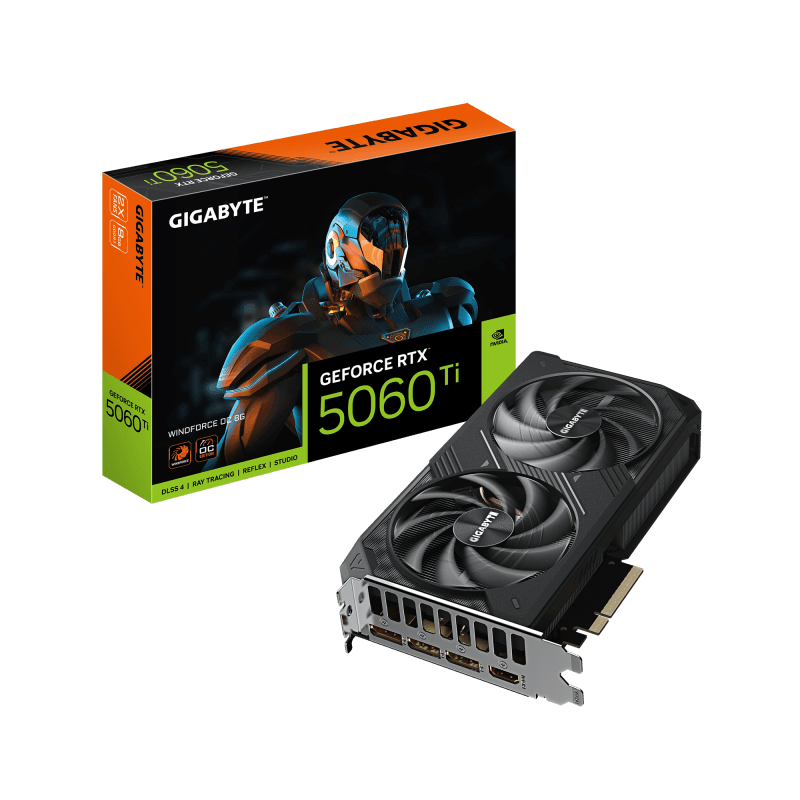 Placa video Gigabyte GeForce RTX 5060 Ti, 8GB GDDR7, PCI Express 5.0, 128-bit