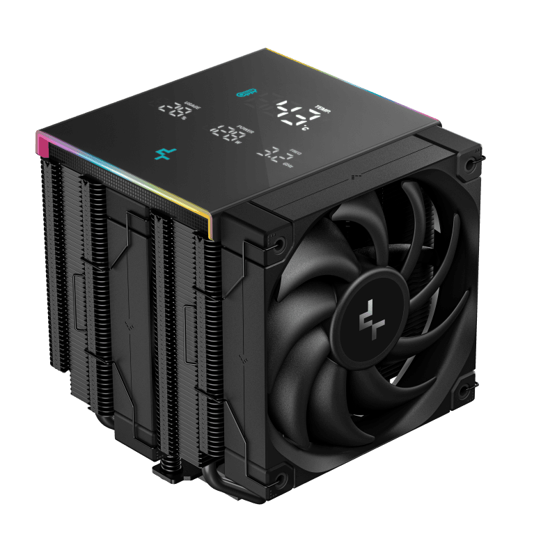 Cooler Procesor DEEPCOOL AK620 Digital PRO, Aer, 12 cm, 2 ventilatoare, aRGB