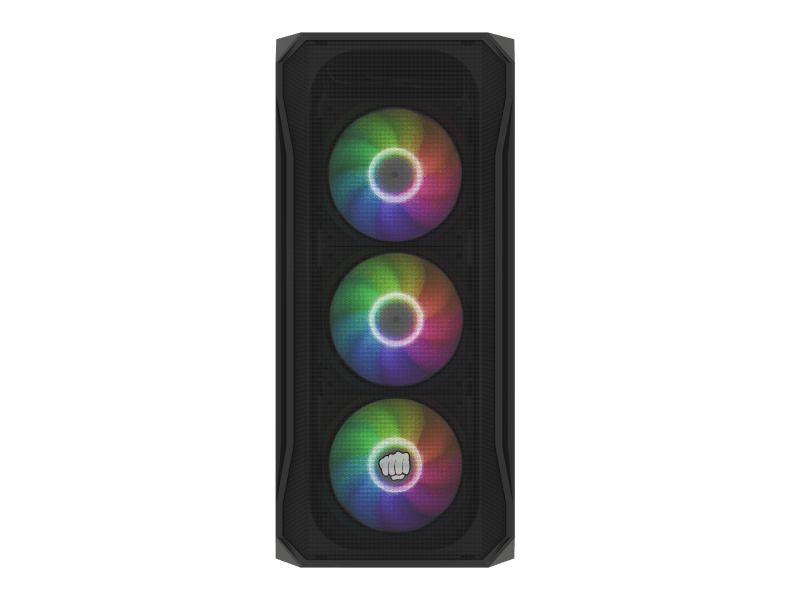 Carcasa FURY Shobo SH4F, RGB, Mid Tower, Black