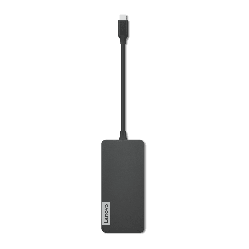 Hub USB Lenovo USB-C, 5 porturi, HDMI, Gri