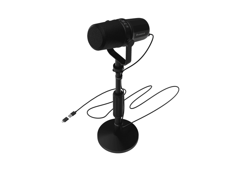 Microfon Genesis Radium 750D, tip Cardioid, USB