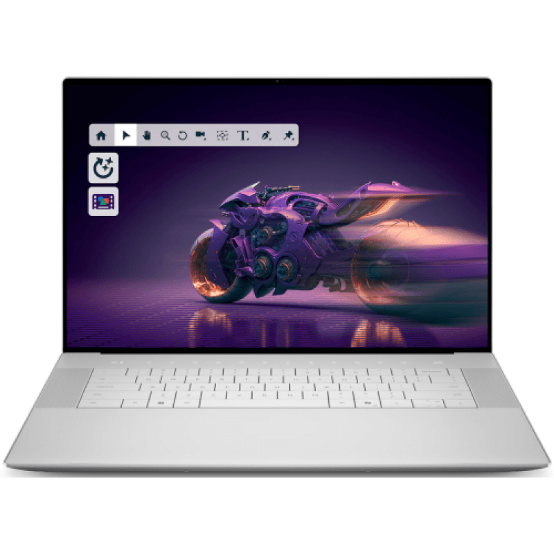 Laptop Consumer Dell 16 Premium DA16250, cu procesor Intel Core Ultra 9 285H, 16.3'' OLED Touch, 64 GB LPDDR5x