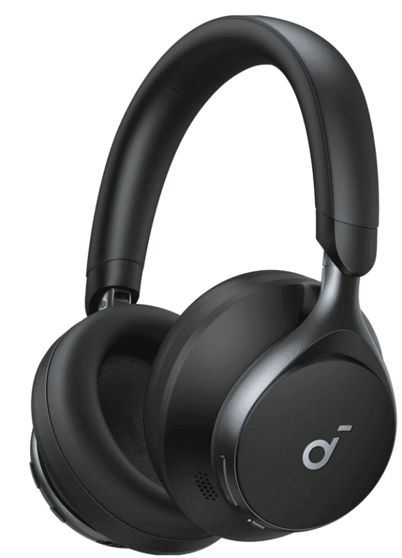 Casti Head-band Soundcore Space One, Wireless/Wired, noise-canceling, Negru