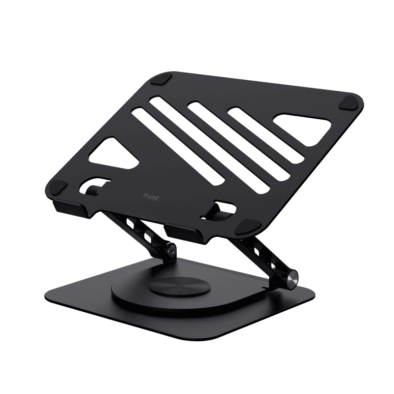 Stand  laptop Trust Zeff Metal, dimensiune maxima laptop 16 ", greutate maxima suportata 10kg, negru