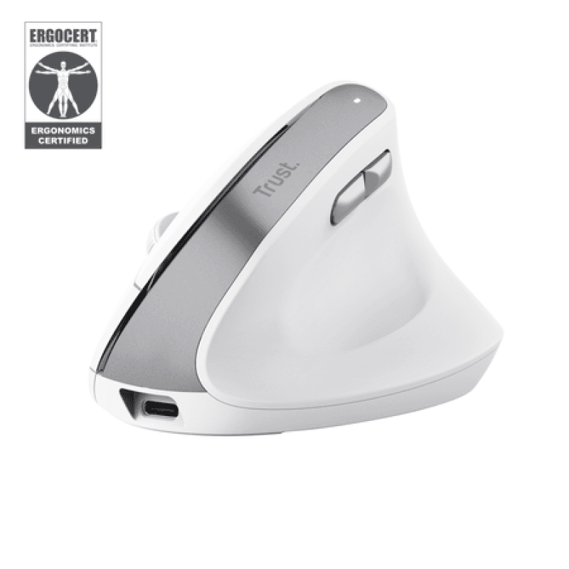 Mouse Wireless TRUST Bayo II, 2400 dpi, Alb